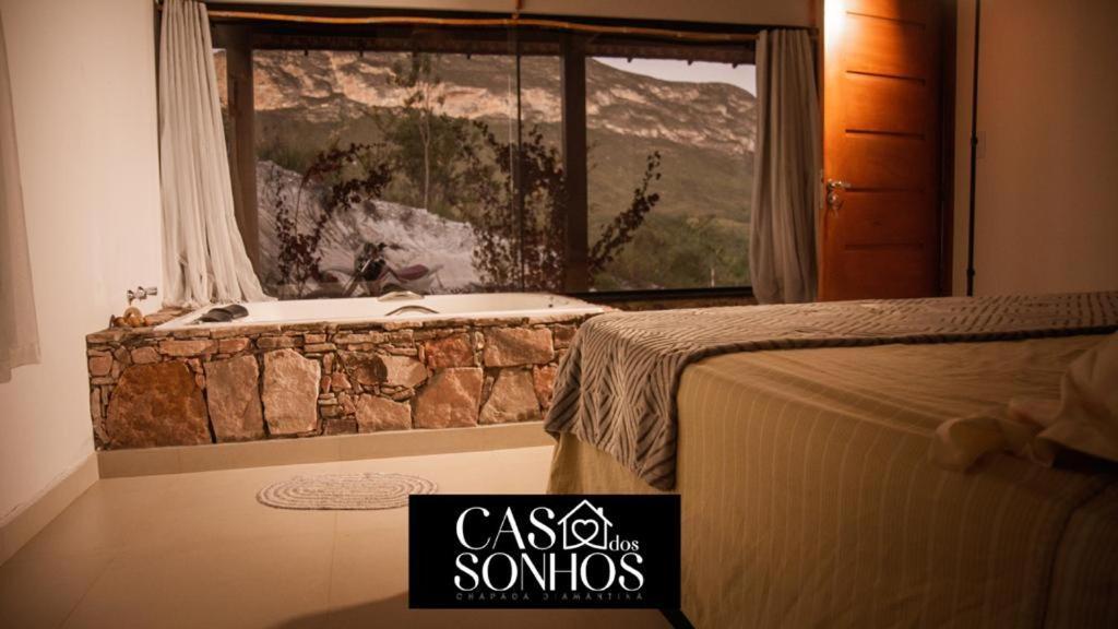 伊比科阿拉Casa Dos Sonhos别墅 外观 照片